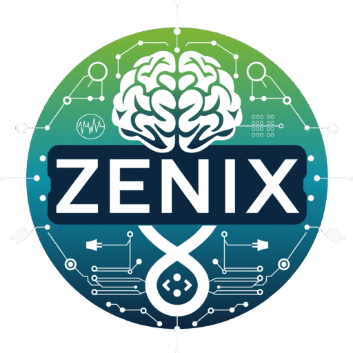 Zenix Peptides Logo Cropped Color Scaled