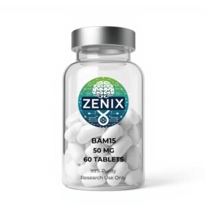 Zenix BAM15 50mg Tablets | 60-Count | 3000mg total | Mitochondrial Uncoupler Kit | Fat Loss