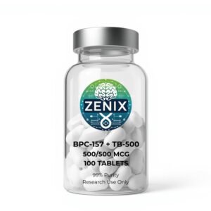 Zenix BPC-157 + TB-500 Tablets (500mcg+500mcg per tablet) | 100-Count | Recovery Stack
