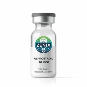 Zenix Alprostadil 20mcg 5 Vial 100mcg Total Pge1 Research Peptide