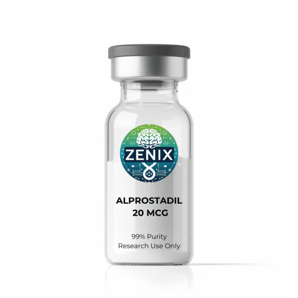 Zenix Alprostadil 20mcg 5 Vial 100mcg Total Pge1 Research Peptide