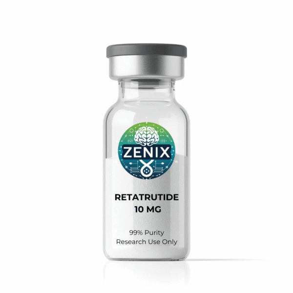 Zenix Retatrutide 10mg 10 Vial 100mg Total Triple Agonist Gip Glp 1 Glucagon