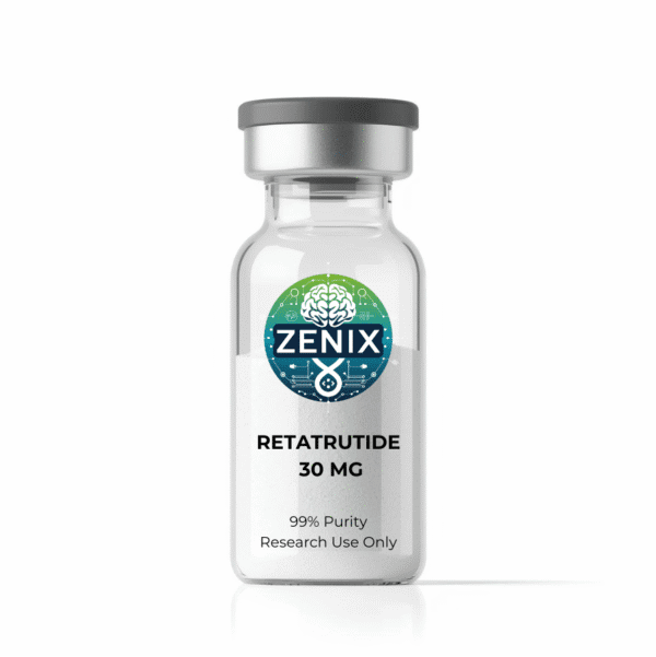 Zenix Retatrutide 30mg 10 Vial 300mg Total Triple Agonist Gip Glp 1 Glucagon
