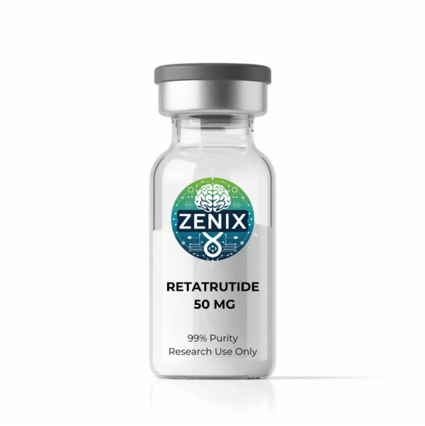 Zenix Retatrutide 50mg 10 Vial 500mg Total Triple Agonist Gip Glp 1 Glucagon