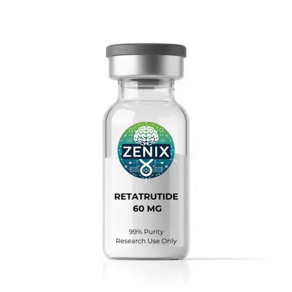 Zenix Retatrutide 60mg 10 Vial 600mg Total Triple Agonist Gip Glp 1 Glucagon