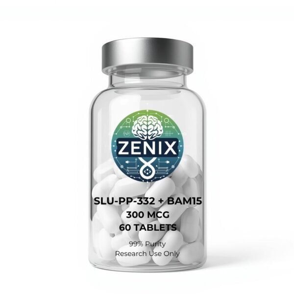 Zenix SLU-PP-332 250mcg + BAM15 50mcg Tablets | 60-Count | 18mg total | Metabolic