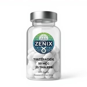 Zenix Tirzepatide 500mcg Tablets | 25-Count | 12.5mg total | Weight Loss Research