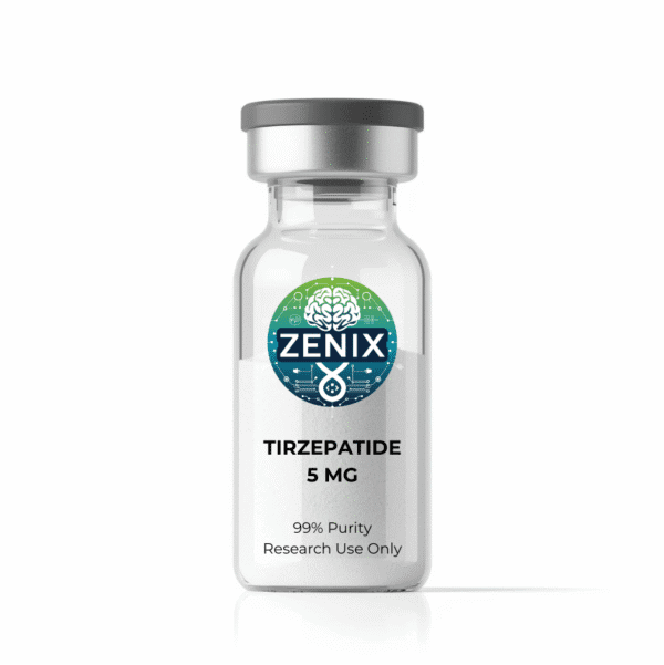 Zenix Tirzepatide 5mg Single Vial 5mg Total Dual Gip Glp 1