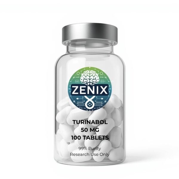 Zenix Turinabol 50mg Tablets | 100-Count | 5000mg total | Oral Anabolic Research